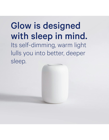 Lámpara de Mesa Casper Glow, Luz de Sueño, Blanco, Táctil