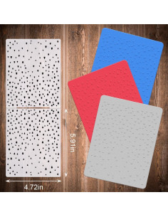 Plantilla de Embossing 3D Hying Gotas de Lluvia 10.67x14.48cm 2