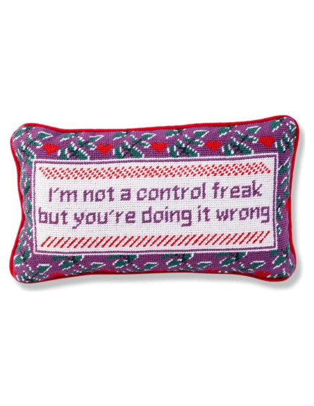 Cojín Decorativo FURBISH Control Freak 23x38 cm Multicolor