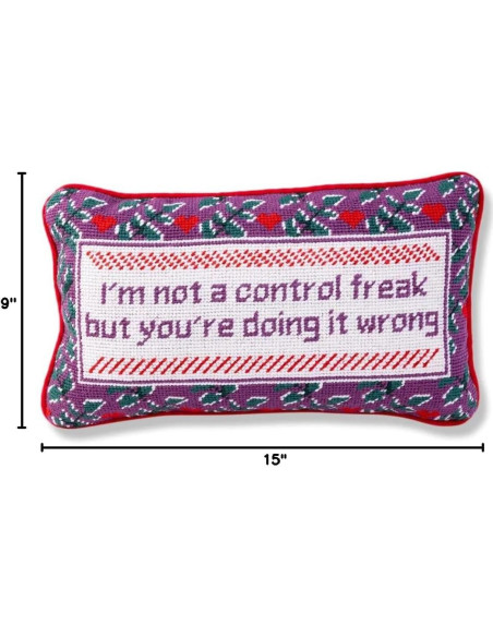 Cojín Decorativo FURBISH Control Freak 23x38 cm Multicolor