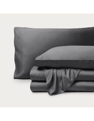 Conjunto de Sábanas 5 Piezas Bare Home Reina Dividida Gris