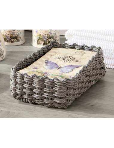Caddy para Servilletas de Invitado Boston International Gris 23.5x15.2 cm