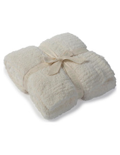 Manta CozyChic Barefoot Dreams Crema 137x183 cm Suave