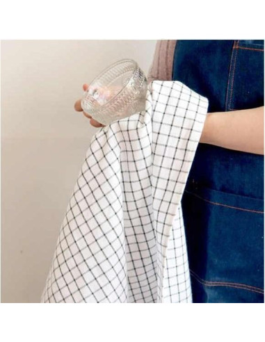 Juego de Toallas de Cocina 100% Algodón Genérico 4 Piezas 50x70 cm