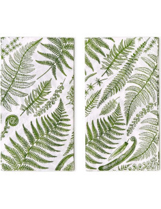 Servilletas de papel premium Two's Company 20 unidades diseño helecho 2