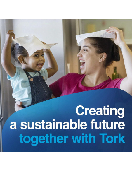 Rollo Jumbo de Toalla de Papel Tork HB1995A, 210 Hojas, 12 Unidades