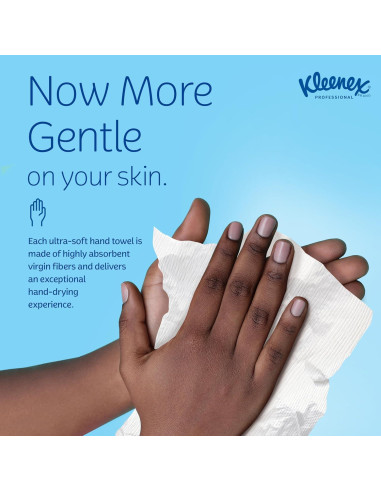 KLEENEX Toallas de Mano Pop-Up 120 Piezas Papel 22.86x26.67cm