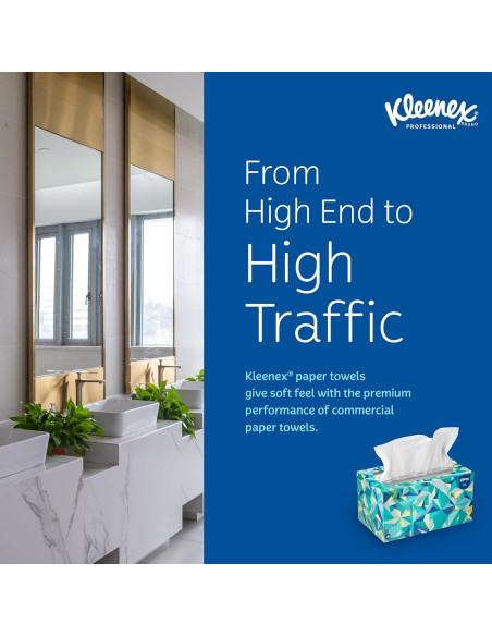 KLEENEX Toallas de Mano Pop-Up 120 Piezas Papel 22.86x26.67cm