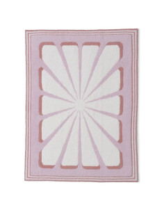 Manta de Cochecito Floral Sunburst CozyChic Barefoot Dreams 76x102cm