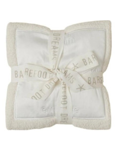 Manta de Recepción Satin Trim CozyChic Barefoot Dreams 76x102 cm