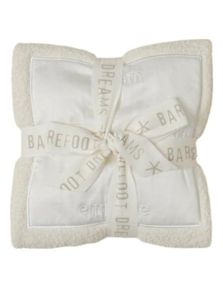 Manta de Recepción Satin Trim CozyChic Barefoot Dreams 76x102 cm