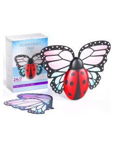 Trampa de Insectos Voladores ILCPP con Luz LED UV y 3 Recargas