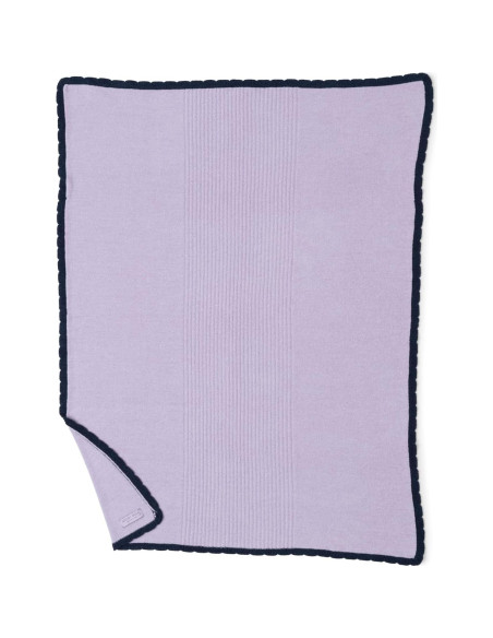 Manta de cochecito Barefoot Dreams CozyChic Ultra Lite 76x102cm Lila