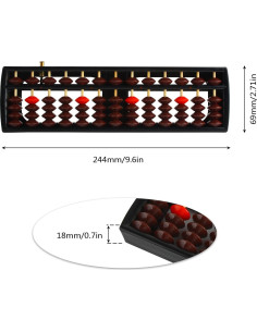 Ábaco de Aritmética Larcele SP-02 con Botón de Reinicio 2