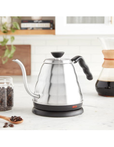 Hario V60 Buono Hervidor Eléctrico Cuello de Ganso 800ml Plata 2