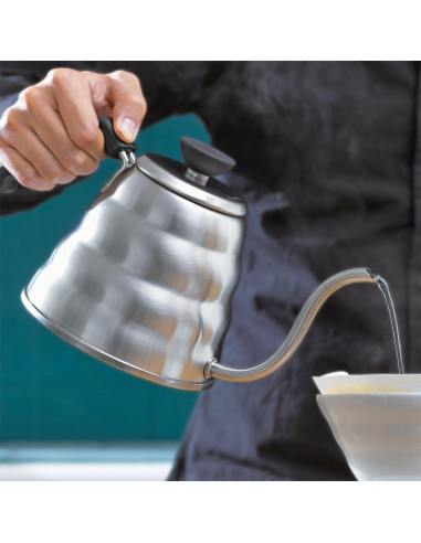 Tetera de Goteo Hario V60 Buono 1200ml Acero Inoxidable