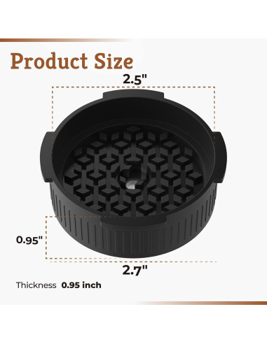 Tapa de Filtro de Café Xinafan para AeroPress Original y Go