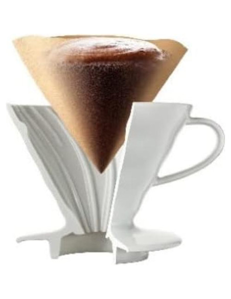 Filtros de Café de Papel Hario V60 Tamaño 01 - 100 Unidades