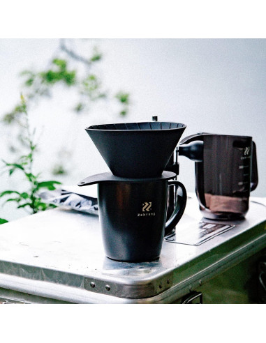 Goteador de Café Portátil Zebrang V60 Flat Dripper 1-4 Tazas