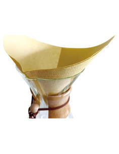 Filtro de café desechable AGOGO 100 unidades cuadrado natural