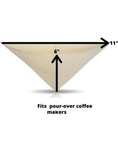 Filtro de café reutilizable Pinyon Products - Ecológico 15x28 cm 2