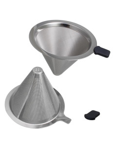 Juego de Filtros de Café Reutilizables AzulySlec 300/600 Malla