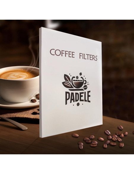 Filtros de café PADELE V60 Natural 300 unidades tamaño 02
