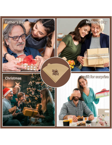 Filtros de café PADELE V60 Natural 300 unidades tamaño 02