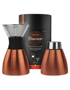 Cafetera de Goteo Aislada Asobu PO300 Cobre 32 oz