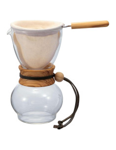 Cafetera de Goteo Hario Woodneck 480ml Madera de Olivo