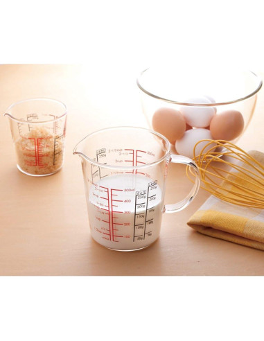 Taza Medidora de Vidrio Hario 500ml Resistente al Calor