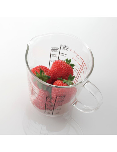 Taza Medidora de Vidrio Hario 500ml Resistente al Calor
