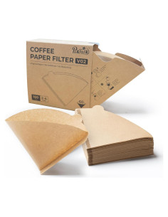 Filtros de café PakTalk V60 Tamaño 02 100 Unidades Cono 2-4 Tazas