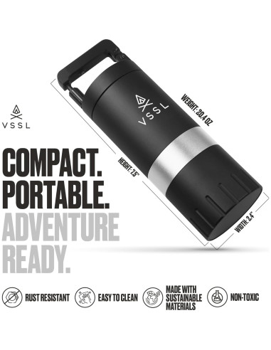 Molinillo de Café Manual VSSL Java G45 - Acero Inoxidable, 45g