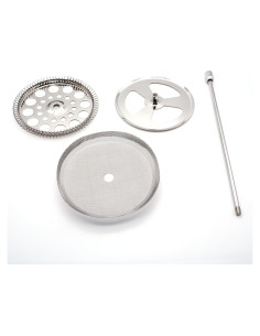 Kit de Reemplazo Prensa Francesa Genérico 5 Piezas Acero Inoxidable 800ml