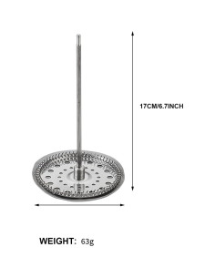 Kit de Reemplazo Prensa Francesa Genérico 5 Piezas Acero Inoxidable 800ml 2