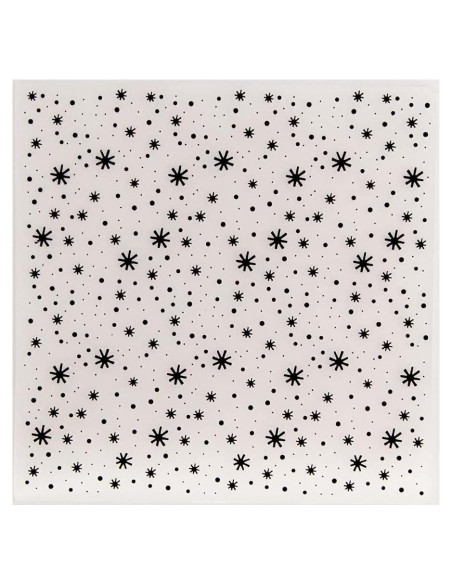 Plantilla de Embossing Lily Craft Copo de Nieve 15x15cm