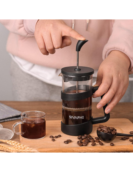 Cafetera Prensa Francesa Sivaphe 12oz Borosilicato Manual