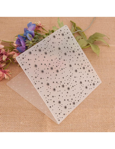 Plantilla de Embossing Lily Craft Copo de Nieve 15x15cm