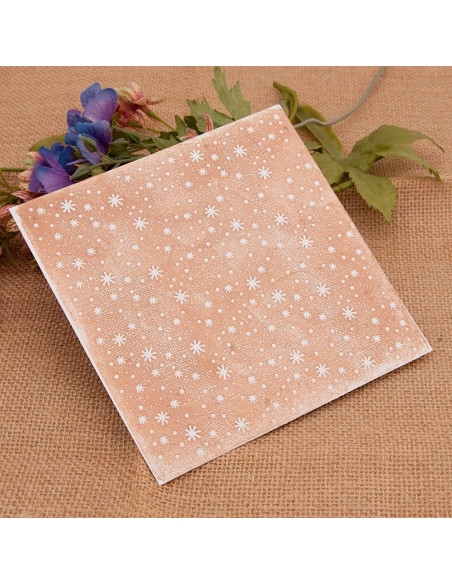 Plantilla de Embossing Lily Craft Copo de Nieve 15x15cm