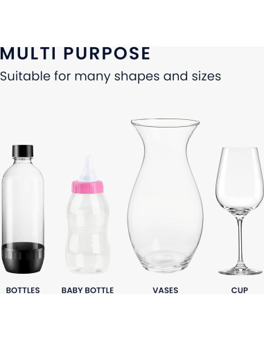 Cepillo para Botellas kwmobile 36 cm Compatible SodaStream