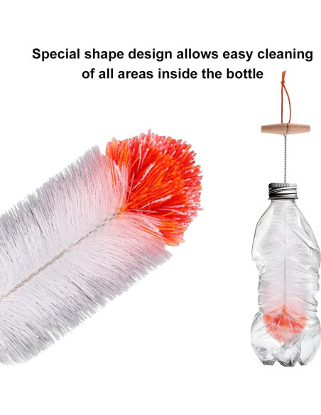 Cepillo para Botellas BOXOB 34 cm Cerdas Antirayaduras