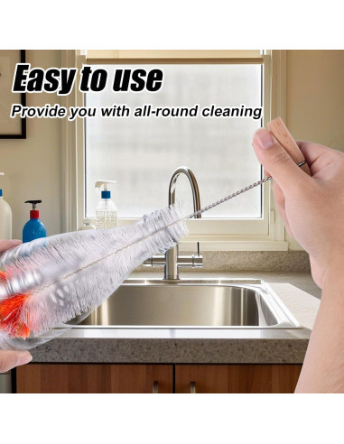 Cepillo para Botellas BOXOB 34 cm Cerdas Antirayaduras