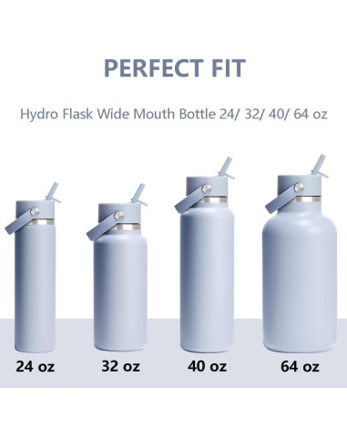 Popote de Metal Dreamfocus Acero Inoxidable para Botella 1.18L