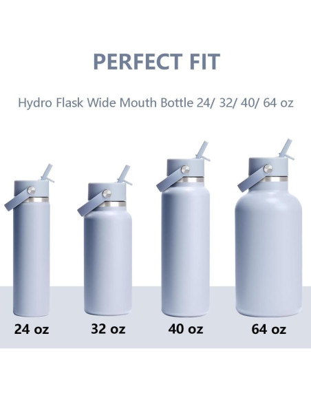 Popote de Metal Dreamfocus Acero Inoxidable para Botella 1.18L