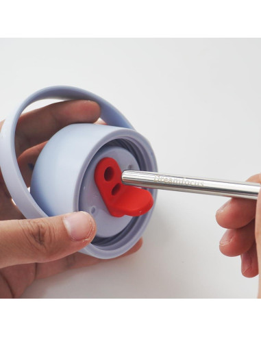 Popote de Metal Dreamfocus Acero Inoxidable para Botella 1.18L