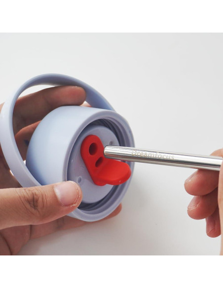 Popote de Metal Dreamfocus Acero Inoxidable para Botella 1.18L