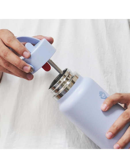 Popote de Metal Dreamfocus Acero Inoxidable para Botella 1.18L