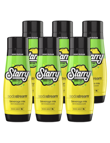 Mezcla SodaStream Starry Cero Azúcar 440ml - Paquete de 6