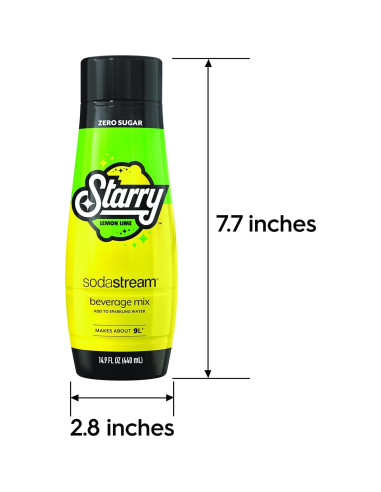 Mezcla SodaStream Starry Cero Azúcar 440ml - Paquete de 6